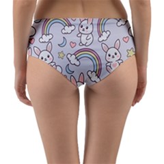 Reversible Mid-Waist Bikini Bottoms 