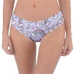 Seamless Pattern With Cute Rabbit Character Reversible Classic Bikini Bottoms