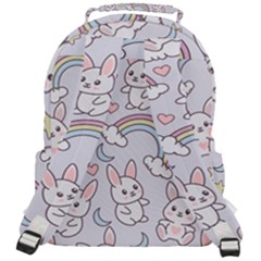 Rounded Multi Pocket Backpack 