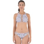 Seamless Pattern With Cute Rabbit Character Perfectly Cut Out Bikini Set