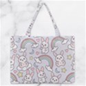 Zipper Medium Tote Bag Front