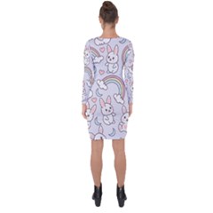 Asymmetric Cut-Out Shift Dress 