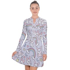 Long Sleeve Panel Dress 