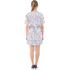 Sixties Short Sleeve Mini Dress 