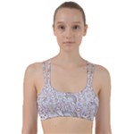 Seamless Pattern With Cute Rabbit Character Line Them Up Sports Bra