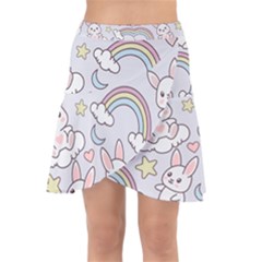 Wrap Front Skirt 