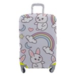 Seamless Pattern With Cute Rabbit Character Luggage Cover (Small)