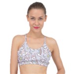 Seamless Pattern With Cute Rabbit Character Basic Training Sports Bra