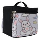 Seamless Pattern With Cute Rabbit Character Make Up Travel Bag (Small)