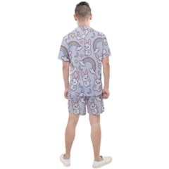 Men s Mesh T-Shirt and Shorts Set 