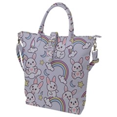 Buckle Top Tote Bag 