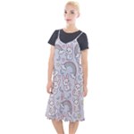 Seamless Pattern With Cute Rabbit Character Camis Fishtail Dress