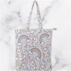 Double Zip Up Tote Bag 