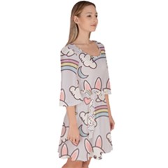 Velour Kimono Dress 
