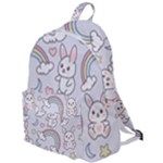 Seamless Pattern With Cute Rabbit Character The Plain Backpack