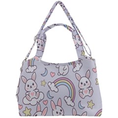 Double Compartment Shoulder Bag 
