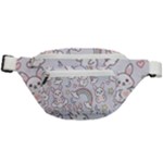 Seamless Pattern With Cute Rabbit Character Fanny Pack