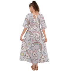 Kimono Sleeve Boho Dress 