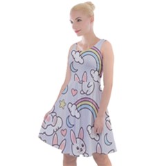 Knee Length Skater Dress 