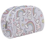 Seamless Pattern With Cute Rabbit Character Make Up Case (Medium)