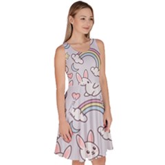 Knee Length Skater Dress With Pockets 