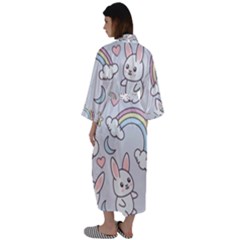 Maxi Satin Kimono 