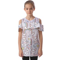 Fold Over Open Sleeve Top 