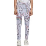 Seamless Pattern With Cute Rabbit Character Kids  Skirted Pants