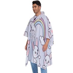 Men s Hooded Rain Ponchos 