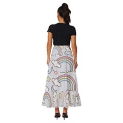 Tiered Ruffle Maxi Skirt 
