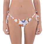 Cute Colorful Owl Cartoon Seamless Pattern Reversible Bikini Bottoms