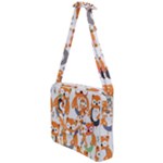 Cute Colorful Owl Cartoon Seamless Pattern Cross Body Office Bag
