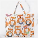 Zipper Large Tote Bag 