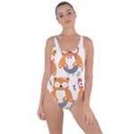Cute Colorful Owl Cartoon Seamless Pattern Bring Sexy Back Swimsuit
