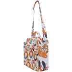 Cute Colorful Owl Cartoon Seamless Pattern Crossbody Day Bag