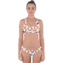Cross Back Hipster Bikini Set 