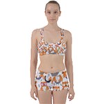 Cute Colorful Owl Cartoon Seamless Pattern Perfect Fit Gym Set