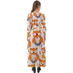 Button Up Boho Maxi Dress 