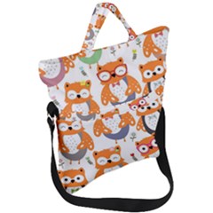 Fold Over Handle Tote Bag 
