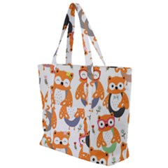 Zip Up Canvas Bag 
