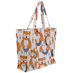 Zip Up Canvas Bag 