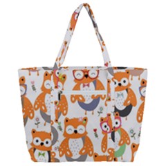 Zip Up Canvas Bag 