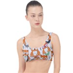 Cute Colorful Owl Cartoon Seamless Pattern The Little Details Bikini Top