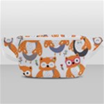 Cute Colorful Owl Cartoon Seamless Pattern Waist Bag 