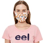 Cute Colorful Owl Cartoon Seamless Pattern Cloth Face Mask (Adult)