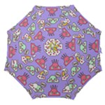 Cloud Seamless Pattern Straight Umbrellas