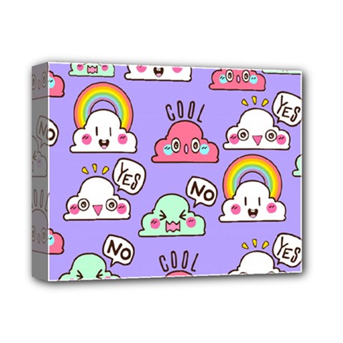 Cloud Seamless Pattern Deluxe Canvas 14  x 11  (Stretched) from ArtsNow.com