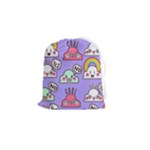 Cloud Seamless Pattern Drawstring Pouch (Small)