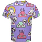 Cloud Seamless Pattern Men s Cotton T-Shirt