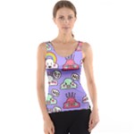 Cloud Seamless Pattern Women s Basic Tank Top